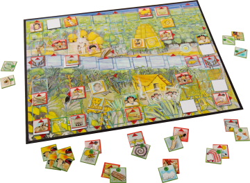 Ogen van de jungle spelsituatie groot